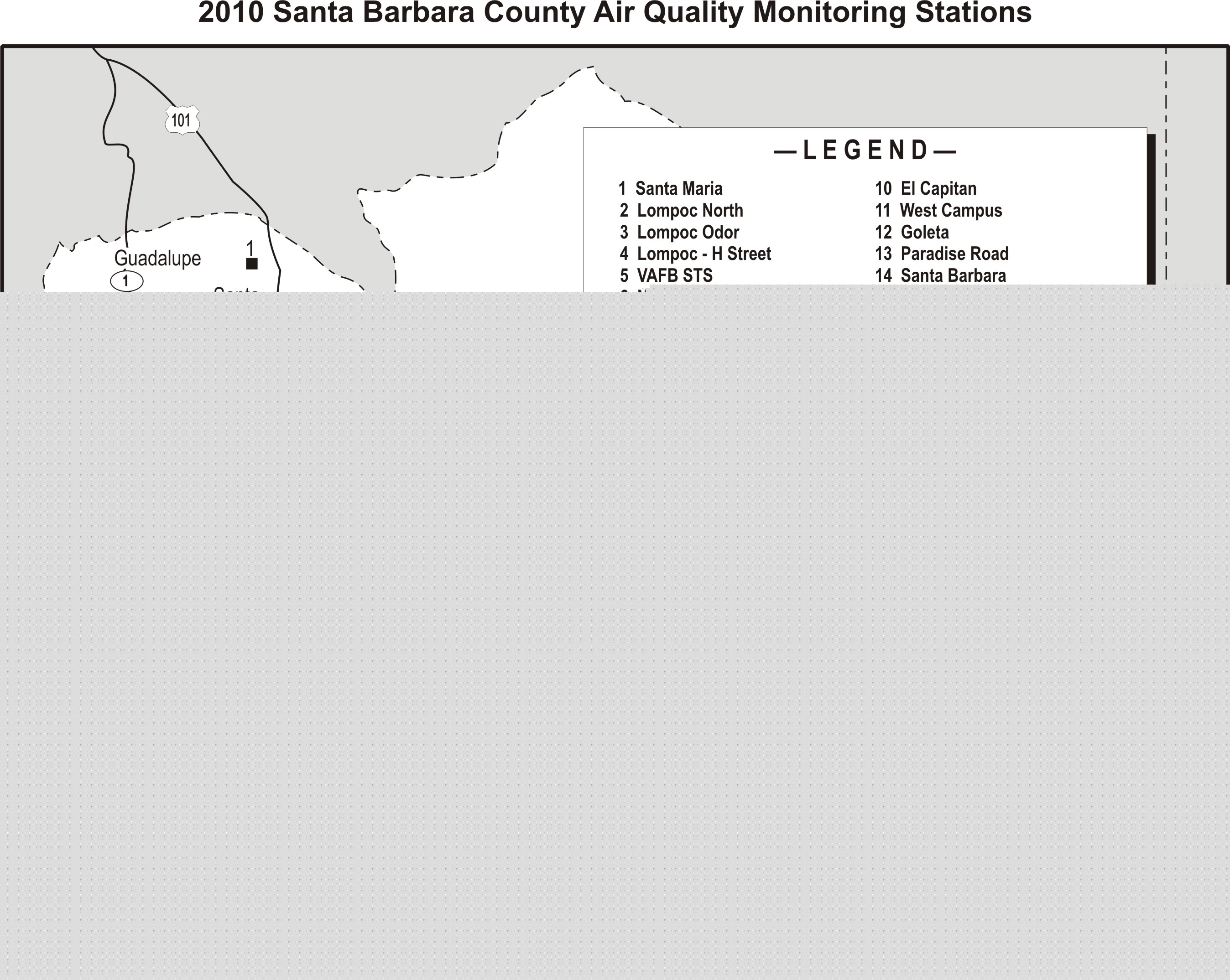 2010 Santa Barbara County Air Quality Monitoring Station